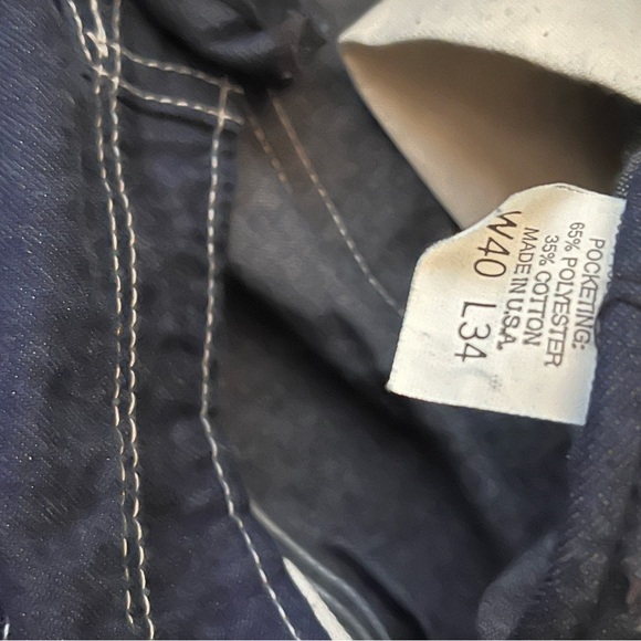 Pointer Brand Men's Dark Blue Denim Overalls - Picture 2 of 6